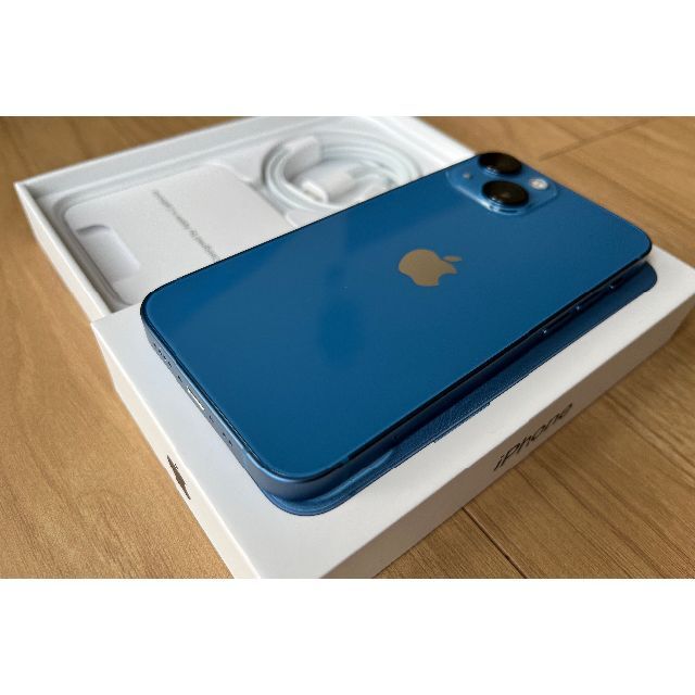 Apple(アップル)の【新品未使用】iPhone13mini 128GB SIMフリー ブルー 本体 スマホ/家電/カメラのスマートフォン/携帯電話(スマートフォン本体)の商品写真