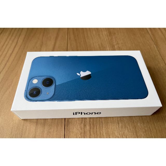Apple(アップル)の【新品未使用】iPhone13mini 128GB SIMフリー ブルー 本体 スマホ/家電/カメラのスマートフォン/携帯電話(スマートフォン本体)の商品写真