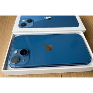 アップル(Apple)の【新品未使用】iPhone13mini 128GB SIMフリー ブルー 本体(スマートフォン本体)