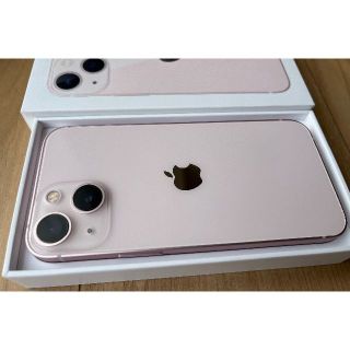 アップル(Apple)の【新品未使用】iPhone13mini 128GB SIMフリー ピンク 本体(スマートフォン本体)