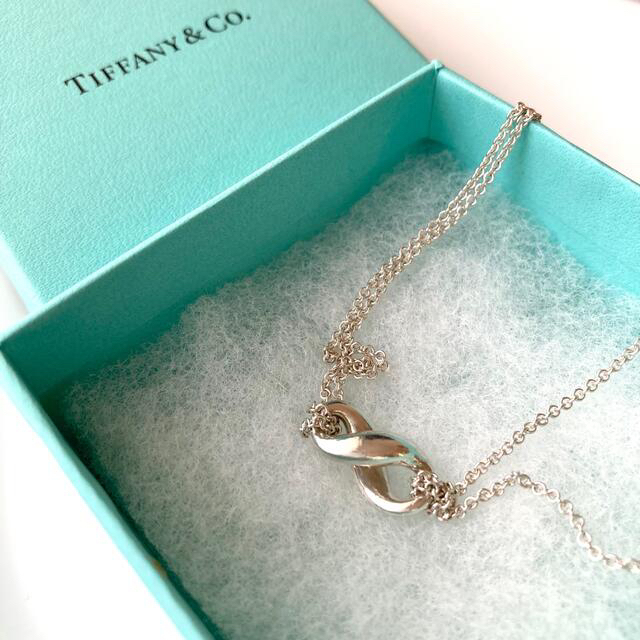 ティファニー Tiffanyインフィニティ ダブルチェーン ネックレス シルバー