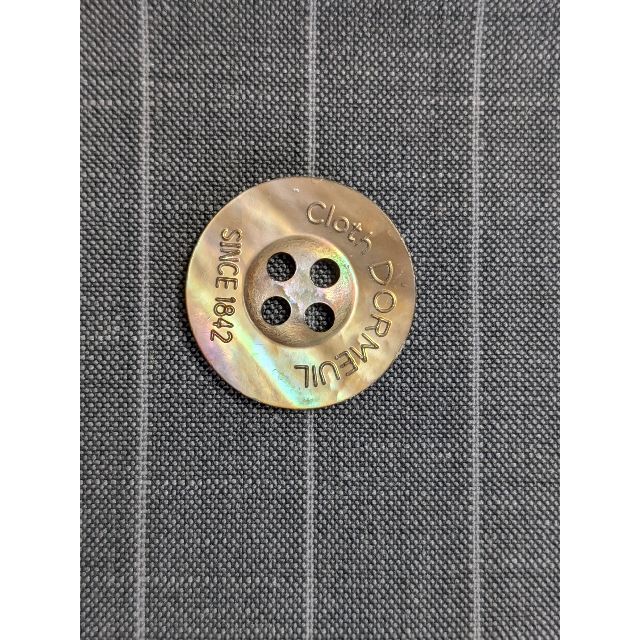 DORMEUIL ドーメル  スーツ ジャケット 茶蝶貝ボタン メンズのスーツ(スーツジャケット)の商品写真