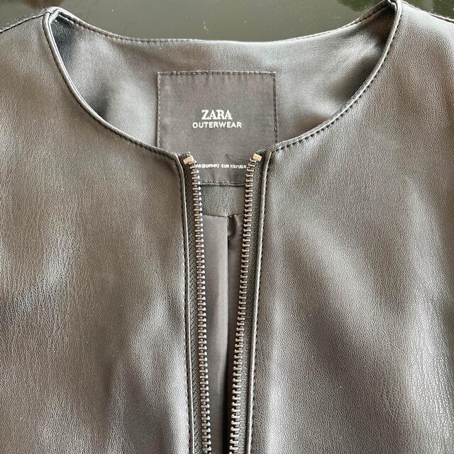 ZARA 合皮ジャケット