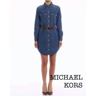 マイケルコース(Michael Kors)のマイコルコース　デニムワンピース　MICHAEL KORS(ひざ丈ワンピース)