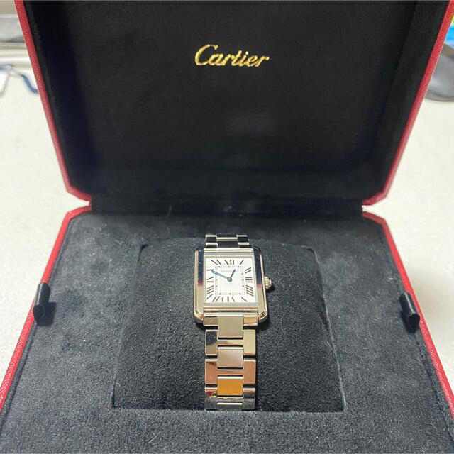 Cartier(カルティエ)のカルティエ　タンクソロSM レディースのファッション小物(腕時計)の商品写真