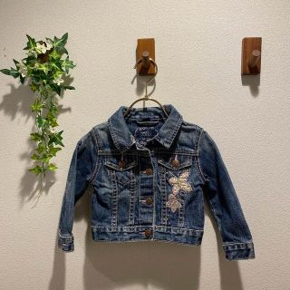 ベビーギャップ(babyGAP)の30【USED⭐︎美品⭐︎】90cm 蝶々　Gジャン　denimジャケット(ジャケット/上着)