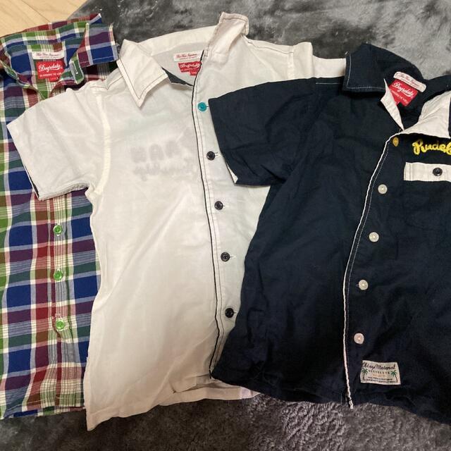 シャツ３枚セット キッズ/ベビー/マタニティのキッズ服男の子用(90cm~)(Tシャツ/カットソー)の商品写真