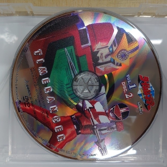 DVD。未来戦隊タイムレンジャーVOL1。 DVD。未来戦隊タイムレンジャーVOL1。
