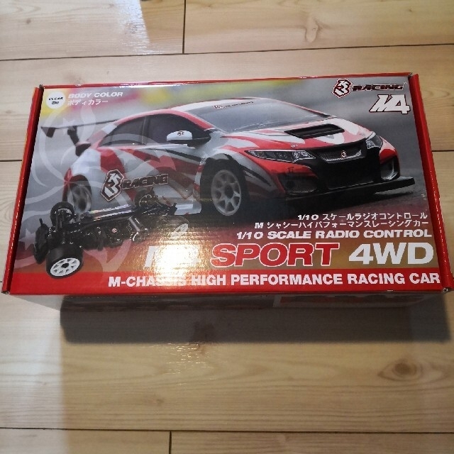 3racing M4スポーツ4WD+TCRボディセット(クリアー)