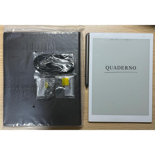 富士通　QUADERNO A5 純正カバー、替芯付き