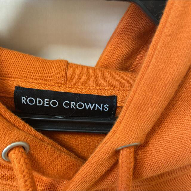 RODEO CROWNS(ロデオクラウンズ)の専用です！お値下げ！RODEO CROWNS オレンジパーカー　 レディースのトップス(パーカー)の商品写真