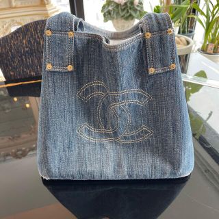 CHANEL - CHANEL デニムトートバッグの通販 by りか's shop|シャネル