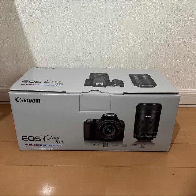 カメラ【早い者勝ち】新品未開封Canon EOS KISS X10 ダブルレンズセット