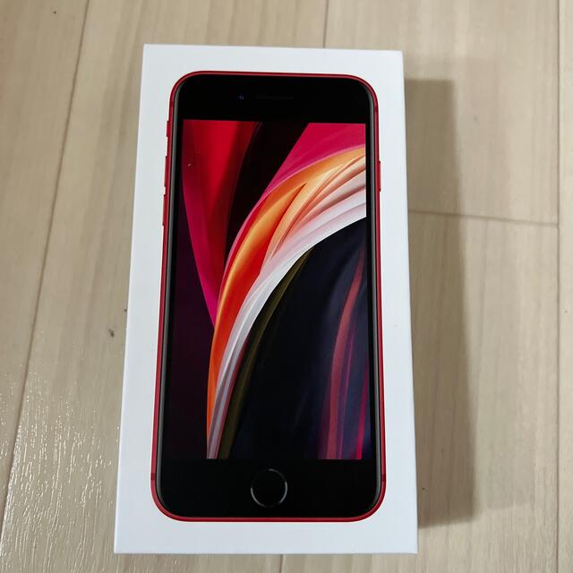 iPhone(アイフォーン)のApple　iPhone　SE2（第2世代） 64G 赤 スマホ/家電/カメラのスマートフォン/携帯電話(スマートフォン本体)の商品写真