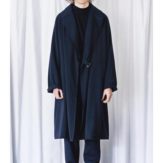 17aw comoli ウール中綿タイロッケンコート