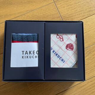 タケオキクチ(TAKEO KIKUCHI)のタケオキクチ　靴下&ハンカチセット(ハンカチ/ポケットチーフ)