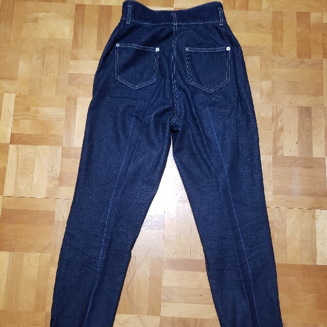 AMERI HIGH WAIST TAPERED DENIM