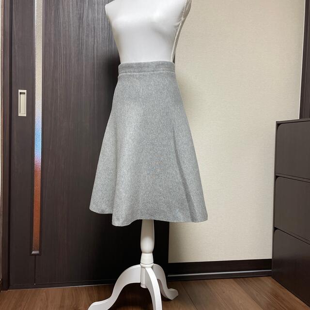 SIMPLE LIFE(シンプルライフ)のSIMPLELIFE ニットフレアースカート レディースのスカート(ひざ丈スカート)の商品写真