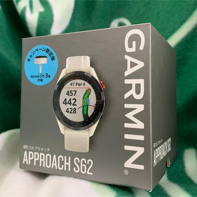 最も完璧な ガーミン GARMIN アプローチ S62 CT10(3個セット) ホワイト