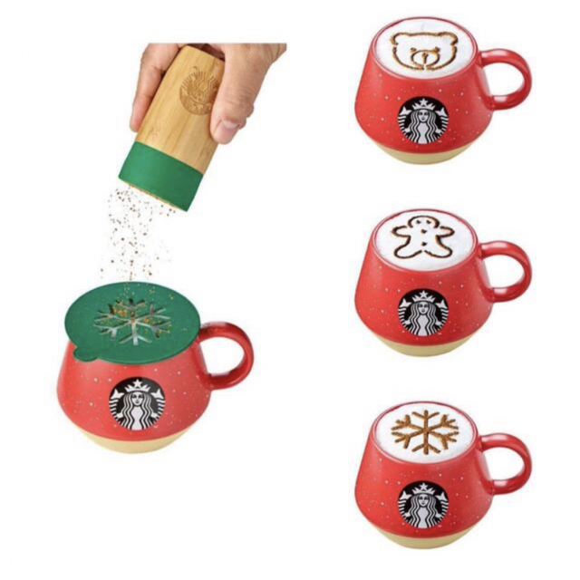 Starbucks Coffee(スターバックスコーヒー)のラスト１点！ラテアートキット　日本未発売　韓国スタバ インテリア/住まい/日用品のキッチン/食器(調理道具/製菓道具)の商品写真