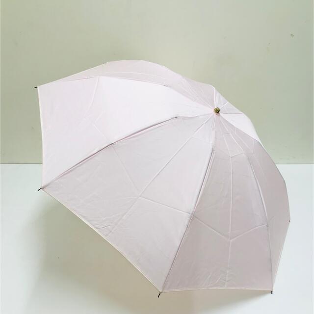 2点目割引美品　バーバリー 大判　晴雨兼用　傘　折りたたみ傘　ピンク