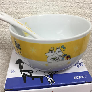 ムーミン  スープ ボウル イエロー  ケンタッキー(食器)