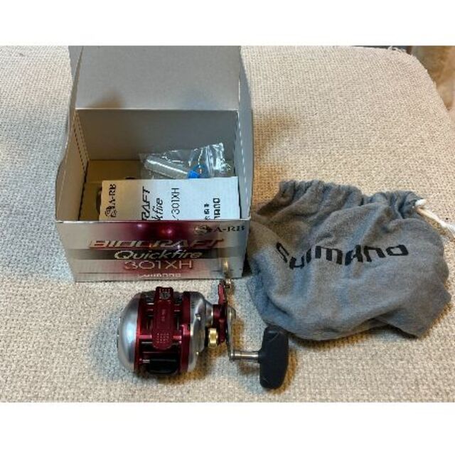 両軸リール SHIMANO BIOCRAFT Quickfire 301XH 両軸リール SHIMANO BIOCRAFT Quickfire 301XH
