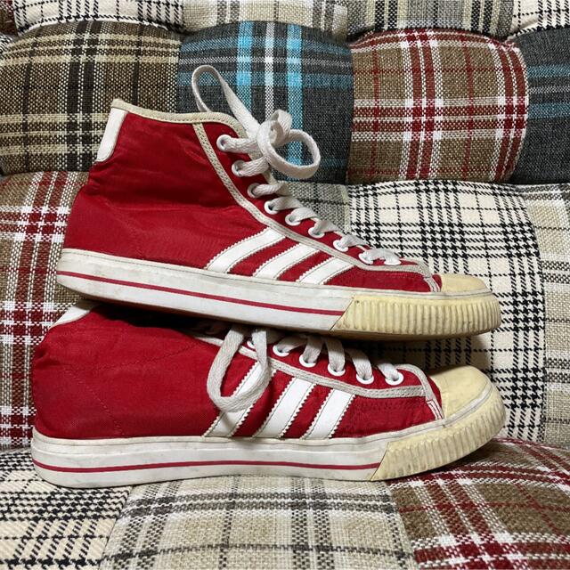 ビンテージ調 adidas アディダス オリジナルス ハイカット スニーカー