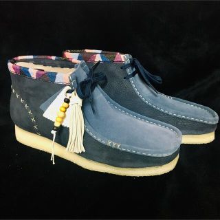 クラークス(Clarks)のend clarks wallabee NAVY 限定 確実正規品 ワラビー(ブーツ)