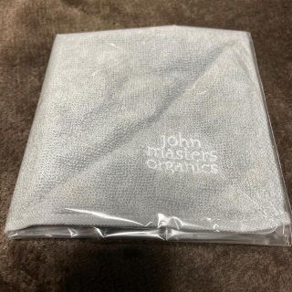 ジョンマスターオーガニック(John Masters Organics)のジョンマスターズ　タオルハンカチ　グレー　今治タオル(ハンカチ)