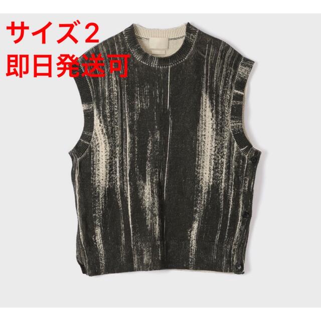 【新品未開封】PRINTED COTTON CREWNECK VEST