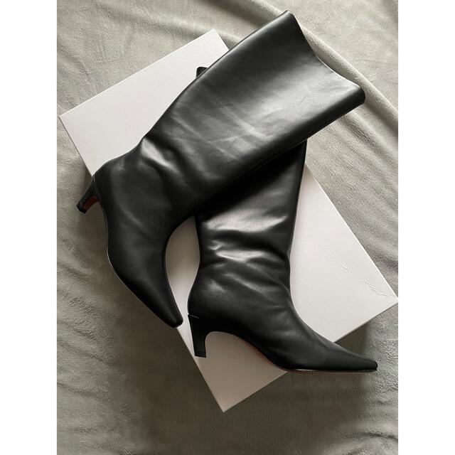 toteme the wide shaft boots BLACK 37※箱無し