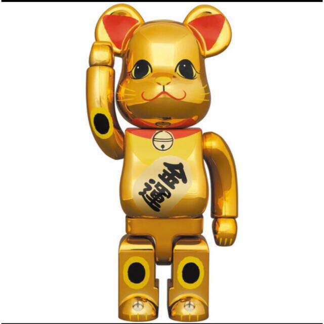 BE@RBRICK 招き猫 金運 金メッキ 参 400％おもちゃ