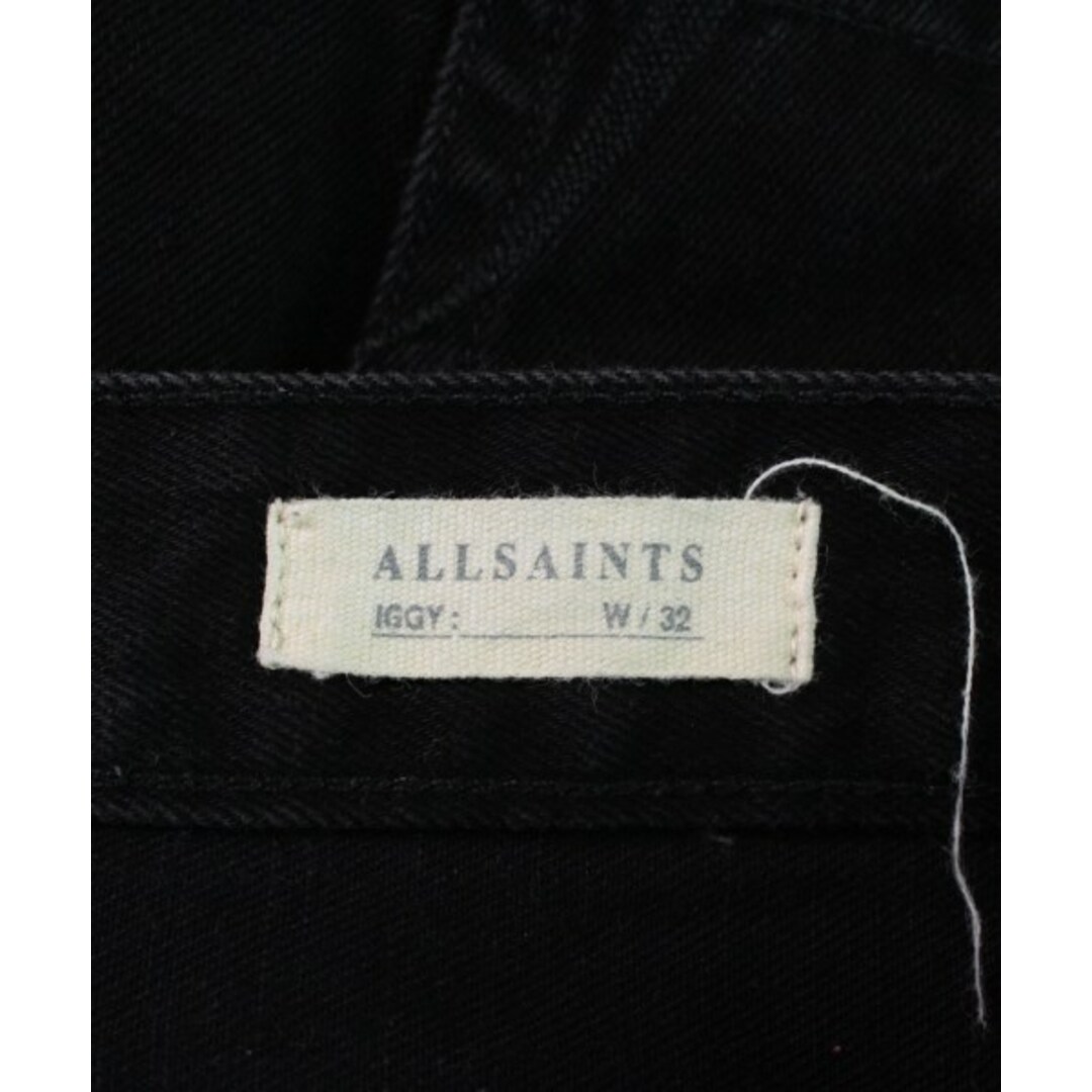 All Saints(オールセインツ)のALLSAINTS オールセインツ デニムパンツ 32(L位) 黒 【古着】【中古】 メンズのパンツ(デニム/ジーンズ)の商品写真