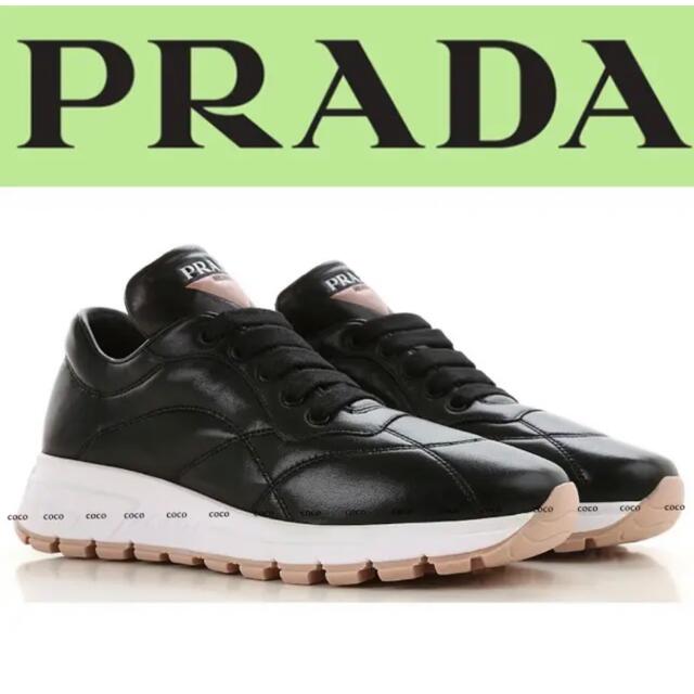 PRADA レザースニーカー　３７1/2 美品