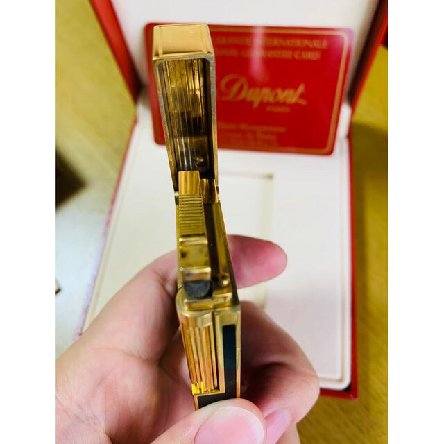 S.T. Dupont(エステーデュポン)の美品 付属品あり 天然漆 デュポン Dupontライン2 純金(24K） メンズのファッション小物(タバコグッズ)の商品写真