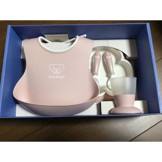 ベビービョルン(BABYBJORN)の新品未使用 ベビービョルン ベビーディナーギフトセット パウダーピンク(離乳食器セット)