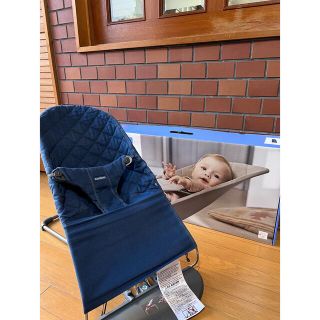 ベビービョルン(BABYBJORN)の【美品】 ベビービョルン バウンサー ミッドナイトブルー(その他)