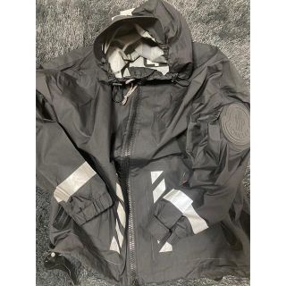 オフホワイト(OFF-WHITE)のMoncler x OFF-WHITE コラボ ナイロンジャケット　サイズ3(ナイロンジャケット)