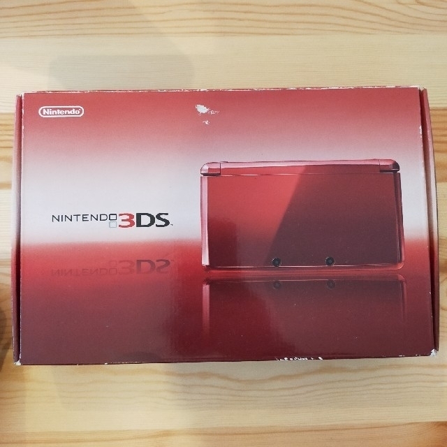 【新品・未使用】ニンテンドー3DS　フレアレッド携帯用ゲーム機本体