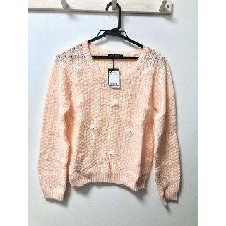 イング(INGNI)の【新品タグ付き!!購入OK!!】INGNI花柄ニット(ニット/セーター)