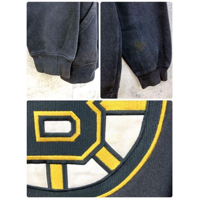 Reebok(リーボック)の希少 90s リーボック NHL パーカー ビッグ刺繍 チームロゴ メンズのトップス(パーカー)の商品写真