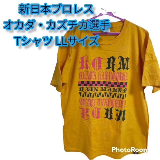 新日本プロレス オカダ・カズチカ選手 Tシャツ LLサイズ スポーツ/アウトドアのスポーツ/アウトドア その他(格闘技/プロレス)の商品写真