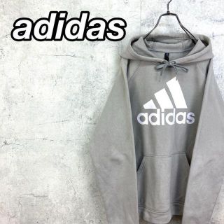 アディダス(adidas)の希少 90s アディダス パーカー ビッグプリント 美品(パーカー)