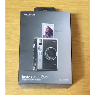 フジフイルム(富士フイルム)の富士フイルム チェキ instax mini Evo ブラック(フィルムカメラ)