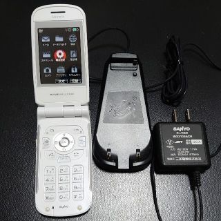 WILLCOM WX310SA　SANYO サンヨー　充電器セット(PHS本体)