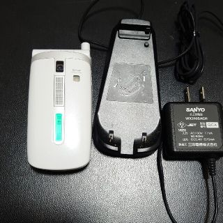 WILLCOM WX310SA SANYO サンヨー 充電器セットの通販 by pagu's shop