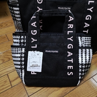 パーリーゲイツ(PEARLY GATES)のパーリーゲイツ　新品　カートバッグ　完売品　最新作　グレンチェック ロゴ柄(バッグ)
