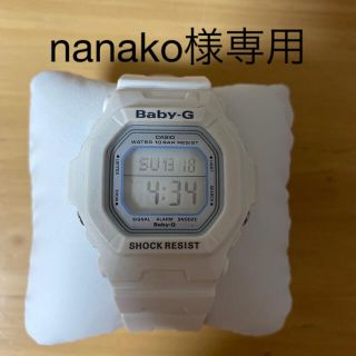 ベビージー(Baby-G)のnanako様専用　Baby -G 電波ソーラー　腕時計白ホワイト外箱付き(腕時計(デジタル))