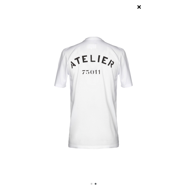メゾンマルジェラ アトリエTシャツ 正規品 10455円 www